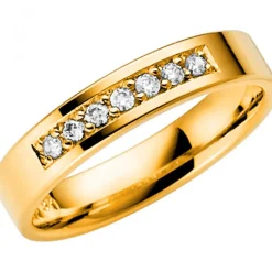 14K VIRGO Förlovningsring Vigselring