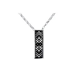 Krusbandssmycke svart