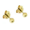 Kulor örhängen 3 mm guldpläterat äkta silver