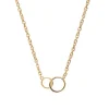 Les Amis drop necklace gold