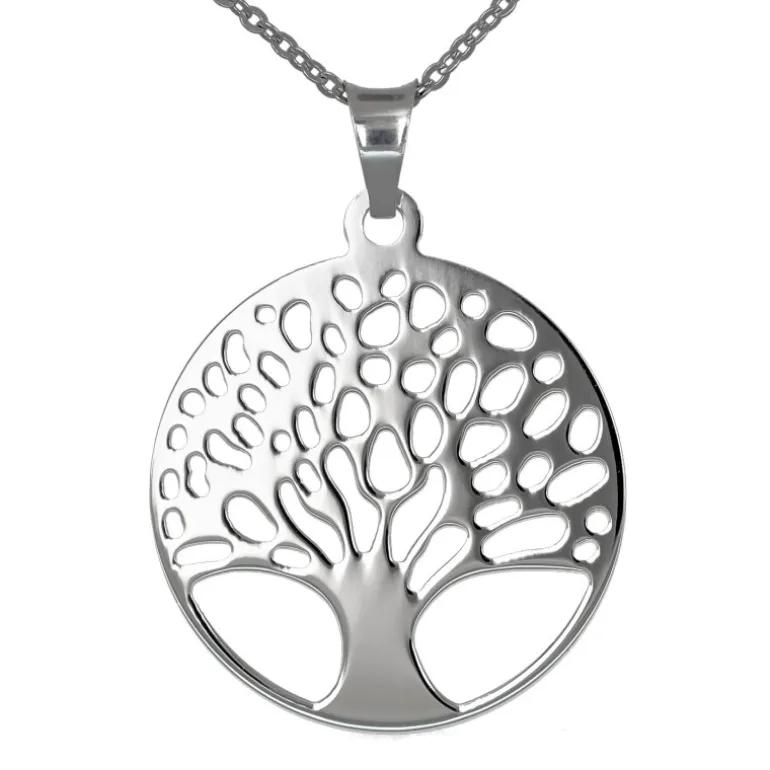 Livets träd halsband äkta silver