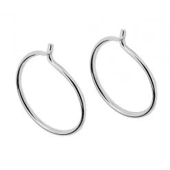 Läkringar örhängen äkta silver 12 mm