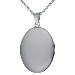 Medaljong stor silver