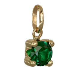 Månadssten smycke maj äkta guld 9 karat