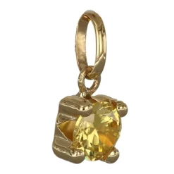 Månadssten smycke november äkta guld 9 karat