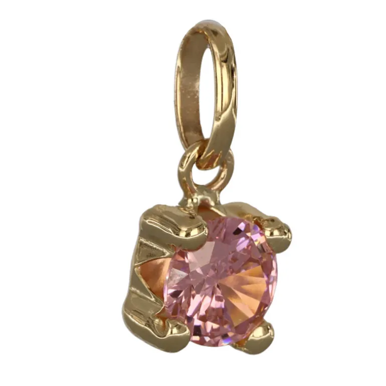 Månadssten smycke oktober äkta guld 9 karat