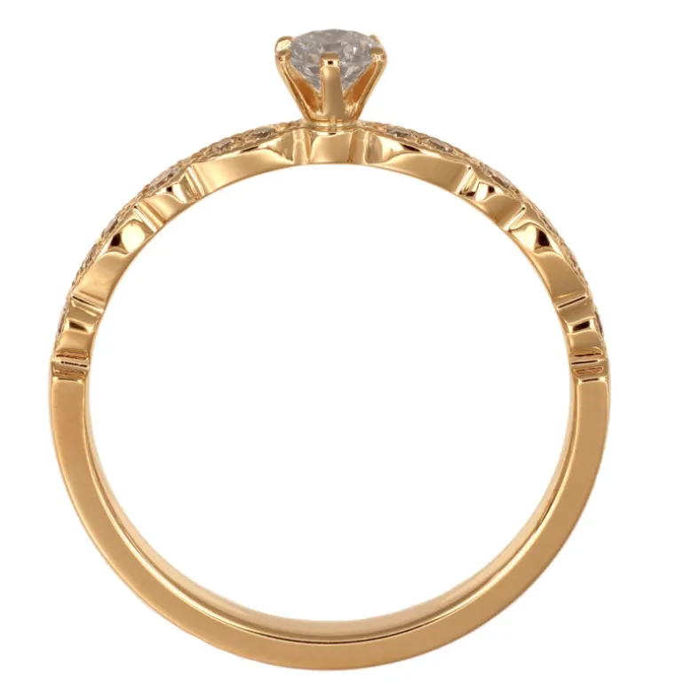 NITTSJÖ GULD 18 KARAT LABBDIAMANTER