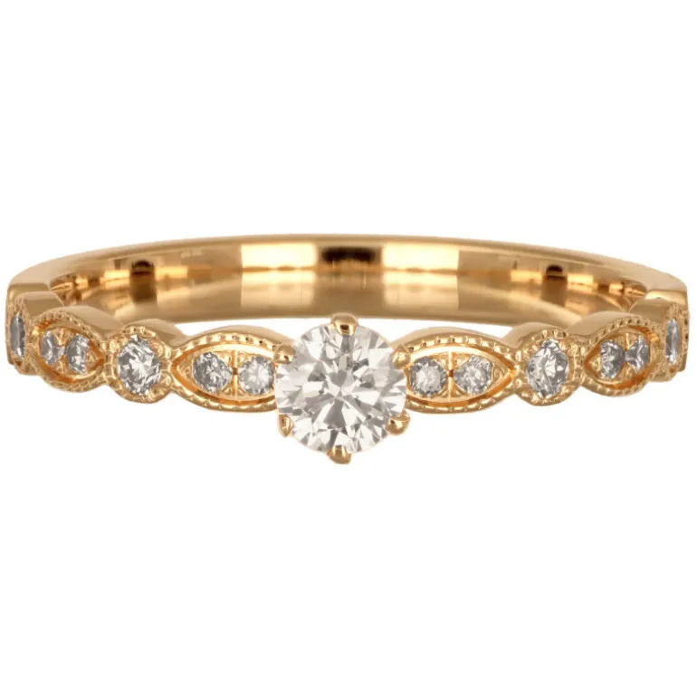 NITTSJÖ GULD 18 KARAT LABBDIAMANTER