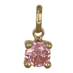 Oktober månadssten smycke äkta guld 18 karat