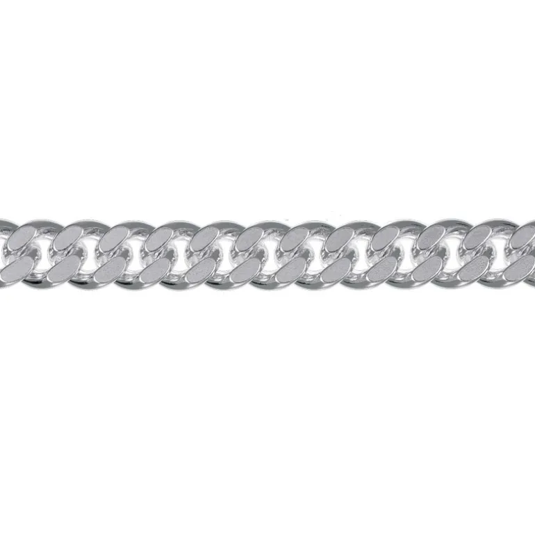 Pansarkedja halsband äkta silver 55 cm