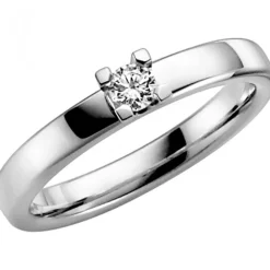 Platinaring SEINE 0,15 Förlovningsring Vigselring