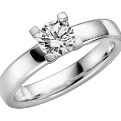 Platinaring SEINE 0,75 Förlovningsring Vigselring