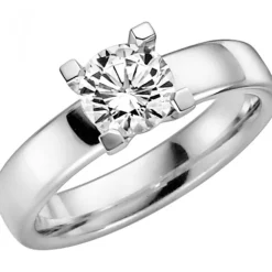 Platinaring SEINE 1,00 ct Förlovningsring Vigselring