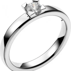 Platinaring SEINE 0,20 Förlovningsring Vigselring