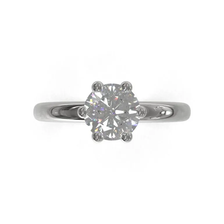 ÄPPELBO VITGULD 18 KARAT 0,75 CT LABBDIAMANT