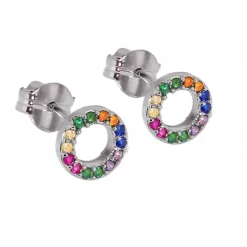 Rainbow örhängen äkta silver