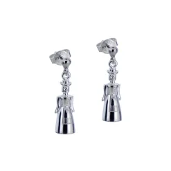 Örhängen med falujungfru äkta silver