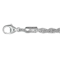 Rope cordell halsband äkta silver 45 cm
