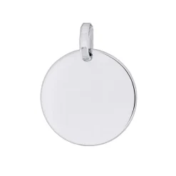 Rund berlock smycke äkta silver 16 mm