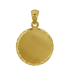 Rund guldberlock äkta guld18 karat matterad yta