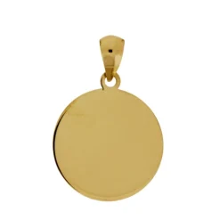 Rund guldberlock smycke äkta guld 18 karat