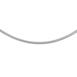 Rund ormkedja silverkedja 42 cm