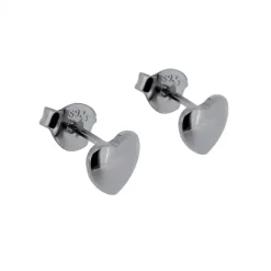 Silverhjärtan örhängen