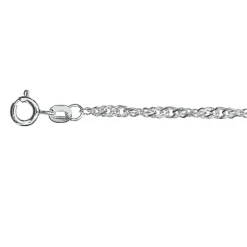 Singapore silverarmband 18 cm