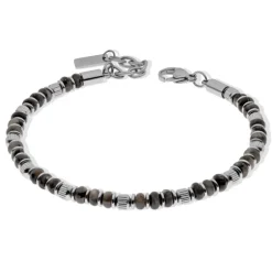 Stålarmband Zeke grå