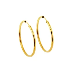 Stora roséfärgade örringar