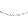 Supertunn pansarkedja äkta silver 50 cm