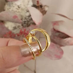 Svärdsjö 0,09 ct RG 18 karat