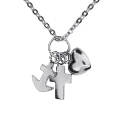 Tro hopp och kärlek halsband