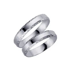 61-4VG Förlovningsring Vigselring